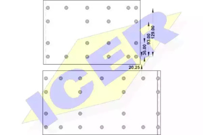 Комплект тормозных башмаков, барабанные тормоза ICER 21 9269 00